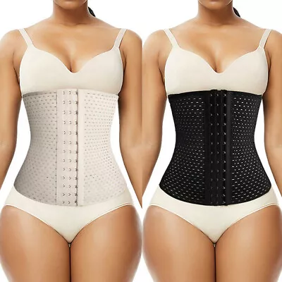 Corset Waist Trainer Body Shaper Tummy Control Shapewear Underbust Cincher Belts • £7.79