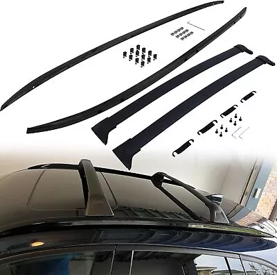 4Pcs Side Rails + Cross Bars Black Set For 2016- 2023 Mazda CX-9 CX9 Aluminum • $239