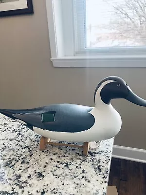 Mint John Clark Drake Pintail Hand Carved Duck Decoy Eastern Shore Maryland • $210