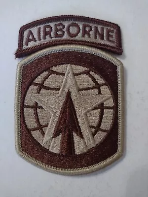 16th MILITARY POLICE BRIGADE PATCH & AIRBORNE TAB DESERT TAN COLOR NOS • $7.50