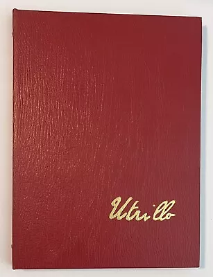 Maurice Utrillo By Jeanine Warnod 1983 Collector’s Edition Leather • $29