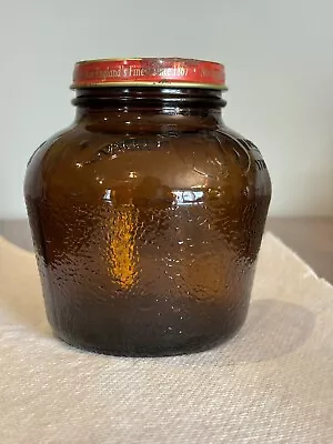 Vintage B&M Baked Beans Amber  4 1/2  Glass Jar • $5.99