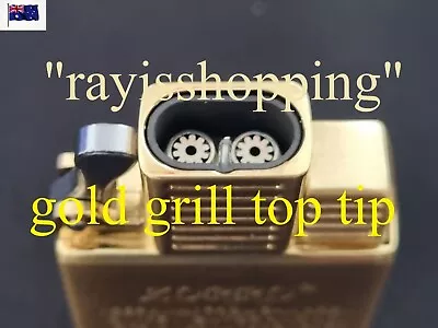 VII GOLD TOP TIP Dual Jet Lighter Insert Double Torch Butane Gas Similar Zippo • $29.01