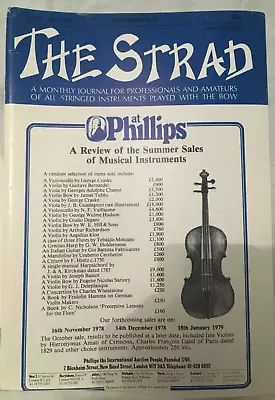 The Strad Magazine - November 1978- Violin Strings - Summer Sales Of Music • $6.39