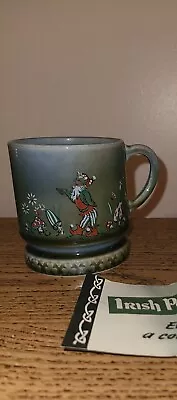 Irish Wade Porcelain Leprechaun Bowl And Cup Set • $20