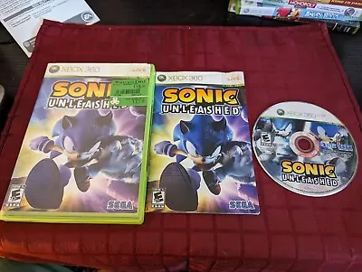 Sonic Unleashed (Microsoft Xbox 360 2008) Complete CIB G • $14.96