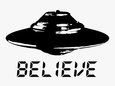 Brand New UFO BELIEVE TSHIRT Alien SCIENCE FICTION Mufon Roswell SM-5XL • $12