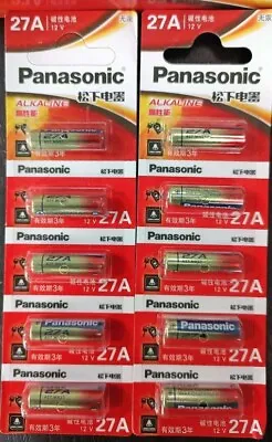 Genuine Panasonic 27A 12V MN27 LR27A A27 L828 V27GA Alkaline -2025-12 Expiry • $3.84