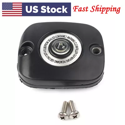 Front Brake Master Cylinder Cover Cap For Harley XL Touring Softail Dyna 1996-03 • $25.94