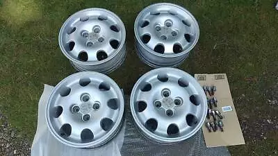 JDM Rare Peugeot 205 Genuine 4wheels 15 Inch 6.015 +19 PCD108 With Bol No Tires • $1872.75