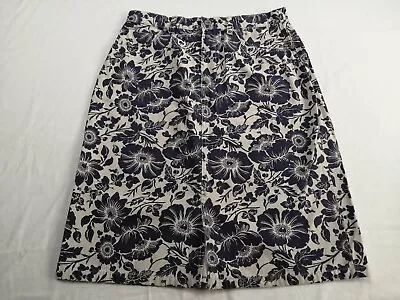 Eddie Bauer Hawaiian Floral Pattern Womens Skirt Size 6 100% Cotton • $10.50