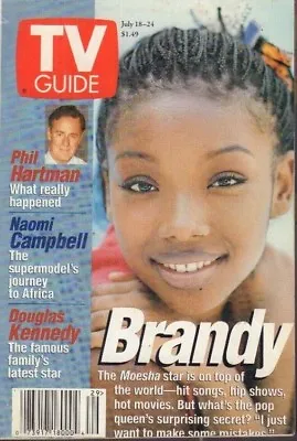 Tv Guide Magazine Brandy Moesha Phil Hartman July 18 1998 022718nonr • $9.09