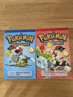 $9.99 • Buy Pokemon Adventures By Hidenori Kusaka Vol 1, Vol 2 Bundle  (Paperback, 2013) 