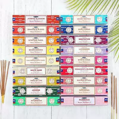 £1 • Buy Satya Incense Sticks Genuine Nag Champa 15g Mixed Scents From 99p FREE DELIVERY!