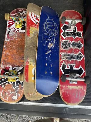 2 Vintage Skateboards With Independent Trucks And 2 Extra Decks • $25