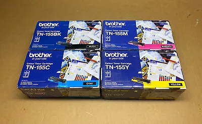 Brother TN155-BK/C/M/Y Genuine Toner Set DCP9040CN/9042/MFC-9840CDW/MFC-9450CDN • $300