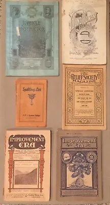 JUVENILE INSTRUCTOR Various Other Illustrated Antique LDS Mormon Magazines LOT • $189.98