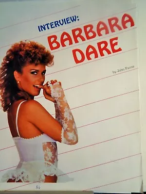 Barbara Dare/ Kristara Barrington    Luscious Beauties  Vtg 1980s - 2000s Ad  • $16.03