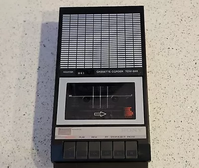 Vintage Cassette Player Recorder Sony TCM-848 TCM848 | READ • $15.99
