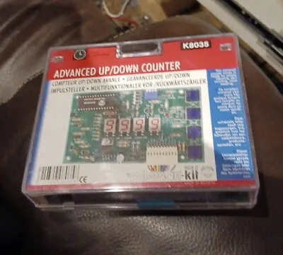 1 Ea K8035 ADVANCED UP/DOWN COUNTER VELLEMAN KIT **SHIPS QUICK N FREE** • $40