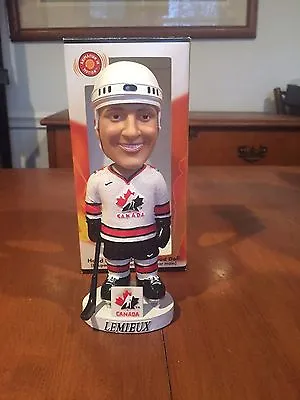 Mario Lemieux Team Canada 2002 Olympics NHL Bobblehead NIB Bobble Dobbles Hockey • $49.99