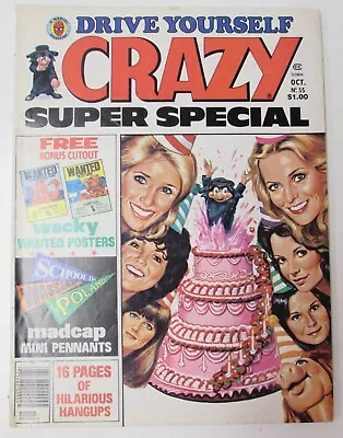 October 1979 #55 - Marvel Crazy Magazine - Super Special Three's Company Etc... • $7.99