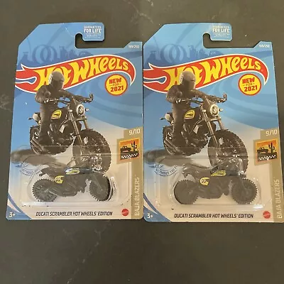 Hot Wheels DUCATI SCRAMBLER Mooneyes Lot Of 2 VHTF • $4