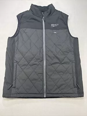 Milwaukee M12 Heated Puffer Vest Mens Large Black Workwear Full Zip Jacket • $99.99