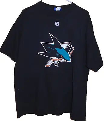 Vintage San Jose Sharks Joe Pavelski Large Black NHL Hockey T Shirt • $20