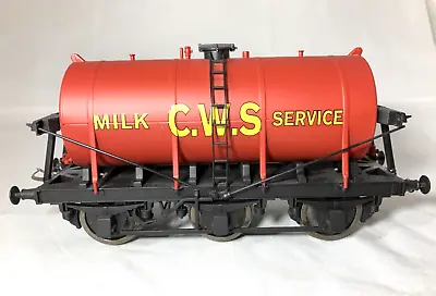 Dapol 6 Wheel Milk Tanker CWS Red O Gauge 7F-031-002 -USED IN BOX #B • £77.99
