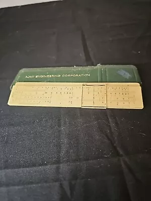 Faber-Castell Elektro Slide Rule W/ Green Case Plastic-Vintage • $18.99