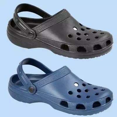 Mens Summer Shoes Beach Garden Hospital Nurse Clog Comfy Walking New Size 7-11 • £10.95