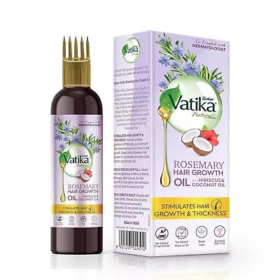 Dabur Vatika Rosemary Hair Growth Oil With Hibiscus & Coconut Oil - 200ml • $20.90