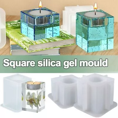 £6.26 • Buy Tealight Candle Silicone Holder Mould Candlestick Epoxy Casting Resin Mold Craft