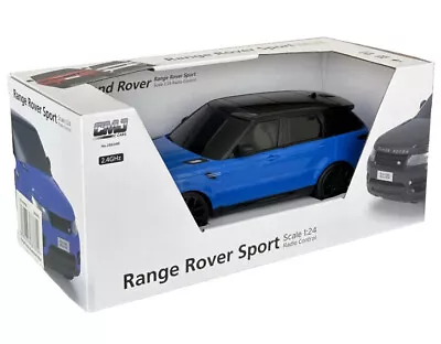 CMJ RC Cars Range Rover Sport Remote Control BLUE SUV-Scale 1:24-LED Headlights • £17.95