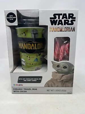 STAR WARS The Mandalorian (Baby Yoda) CERAMIC TRAVEL MUG WITH COCOA GIFT SET • $12.74