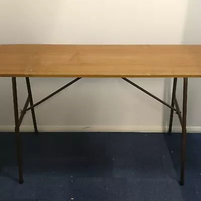 £28 • Buy KNITTING MACHINE TABLE (may Have Bits Of Rusts, Knocks Around Corners)