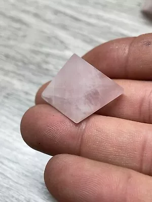 $9.99 • Buy Lot 3 Rose Quartz Rough Rocks Shape Of Pyramids Each Is 1  In Size This Is For 3