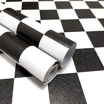 White Black Contact Paper Mosaic Trellis Peel And Stick Wallpaper17.7×118   • $11