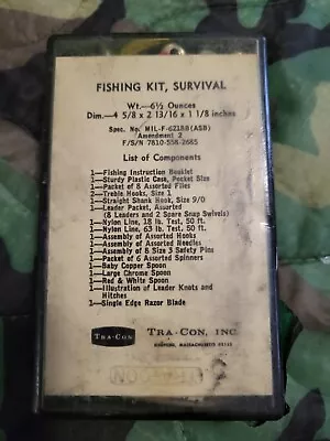 Vintage USN/USAF Survival Fishing Kit • $30