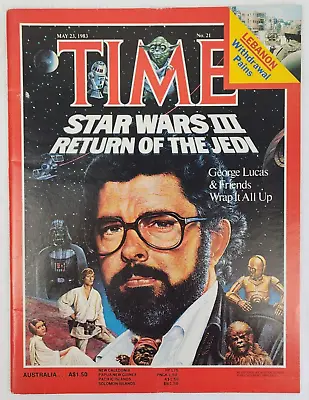 Time Magazine Star Wars III Return Of The Jedi George Lucas Cover May 23 1983 • $31.99