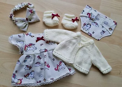 £11.99 • Buy My First Baby Annabell/14 Inch Doll 5 Piece Lemon Unicorn Floral Dress Set (71)