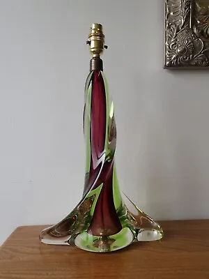 Vintage  Murano Sommerso Glass Table Lamp • £195