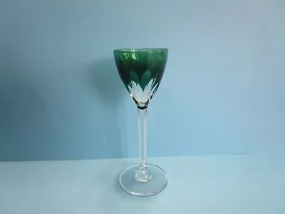 $59.99 • Buy Val St Lambert Emerald Green Cordial/liqueur Wine Glass - Lot 2