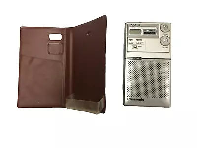 Panasonic Pocket Transistor Radio Mr Thin AM/FM Clock Working • $80.99