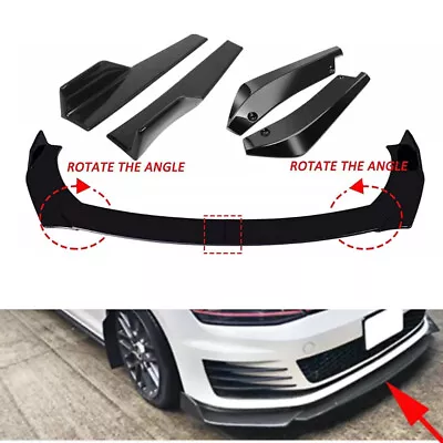 $38.16 • Buy For VW Golf MK5 CC Passat Jetta Polo Front Bumper Lip Chin Spoiler/Side Skirt