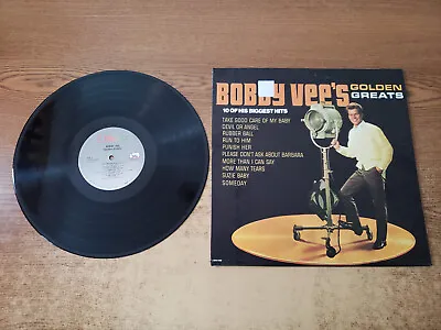 SIGNED/CERT. 1980s EXCELLENT Bobby Vee's Golden Greats 501008 LP33 • $37.49