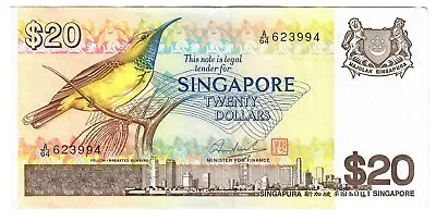 Singapore 20 Dollars 1979 VF/EF • $23.05