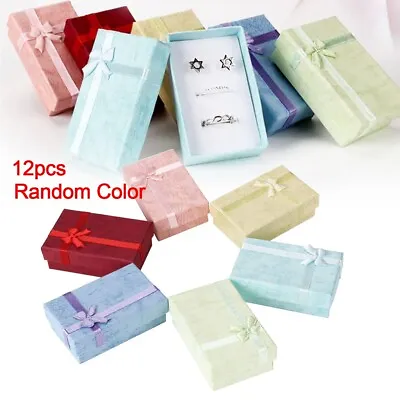 12 Set High Quality Jewellery Gift Boxes Necklace Bracelet Bangle Earring Boxes • £5.39