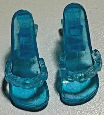Monster High FRANKIE STEIN Skull Shores - Blue Sandals - Right & Left Shoes • $5.99